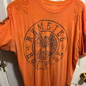 Orange REMETEE Logo Tee